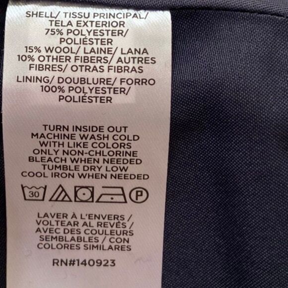 Loft Petite Plaid Button Trim Shift Skirt 10P Green Blue - Picture 11 of 11